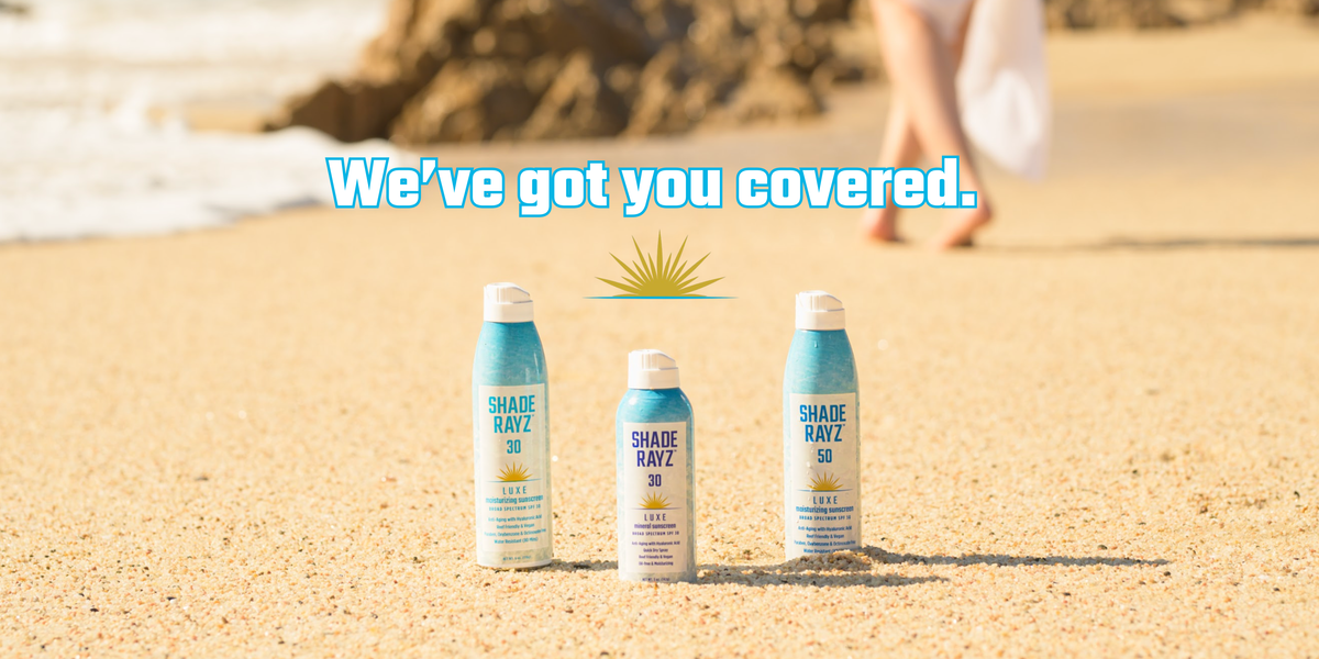 Shade Rayz Anti-Aging Sunscreen moisturizing hyaluronic acid
